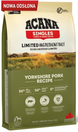 Acana Singles Yorkshire Pork 11,4kg Acana