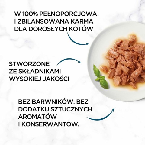 GOURMET Perle karma dla dorosłych kotów Mini Fileciki w sosie 4x85g Gourmet