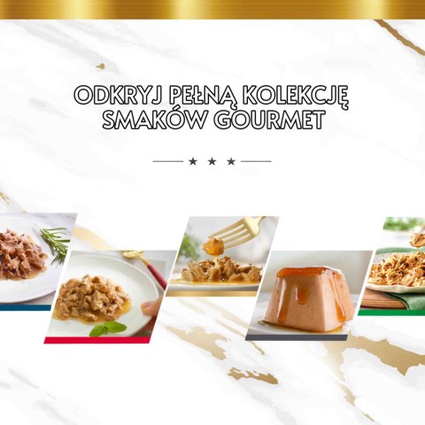 GOURMET Perle karma dla dorosłych kotów Mini Fileciki w sosie 4x85g Gourmet