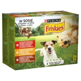PURINA Friskies Karma dla Psów w Sosie 12x85g Friskies