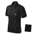 Koszulka polo Rimeck Resist Heavy Polo M MLI-R2001 czarny Rimeck