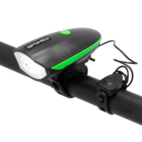 Lampka rowerowa z klaksonem Spokey Raini SPK-942714 Spokey