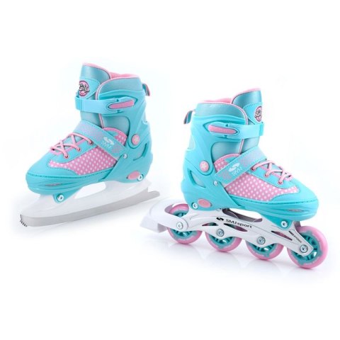 Rolki regulowane SMJ sport 2w1 Jr Lili SMJ