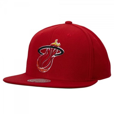Czapka Mitchell & Ness NBA Miami Heat Team Ground 2.0 Snapback Hwc Heat HHSS3258-MHEYYPPPRED1 Mitchell & Ness