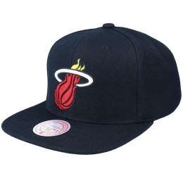 Czapka z daszkiem Mitchell & Ness NBA Miami Heat Top Spot Snapback Hwc Heat HHSS2976-MHEYYPPPBLCK Mitchell & Ness