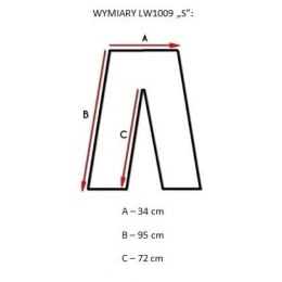Leginsy długie LEONE LW1009/S16 granatowe 