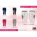 Leginsy krótkie LEONE LW1019/S16 granatowe "S" LEONE