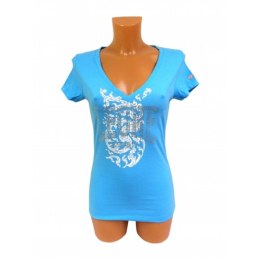T-shirt damski LEONE LW1011/S16 turkusowy 