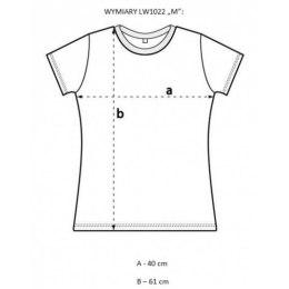 T-shirt damski LEONE LW1022/S16 biały 