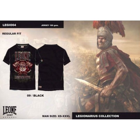 T-shirt męski LEONE LEGIO04 czarny "XL" LEONE