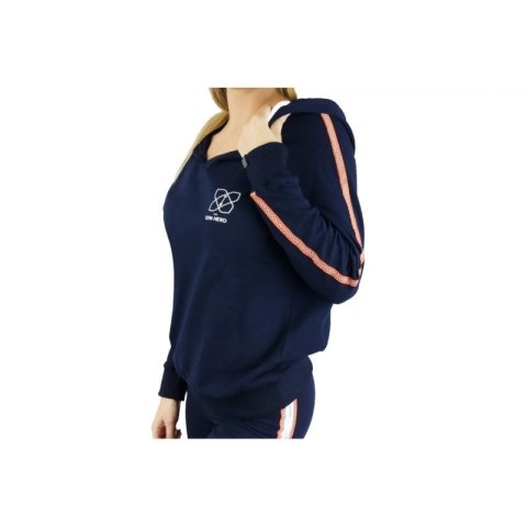 GymHero Hoodie NAVY-RACE Granatowe XS GymHero