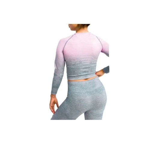 GymHero Ombre Rushguard Longsleeve LONG-MILKSHAKE Różowe L GymHero
