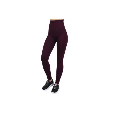 GymHero Push Up Leggings 763-BURGUND Bordowe S GymHero