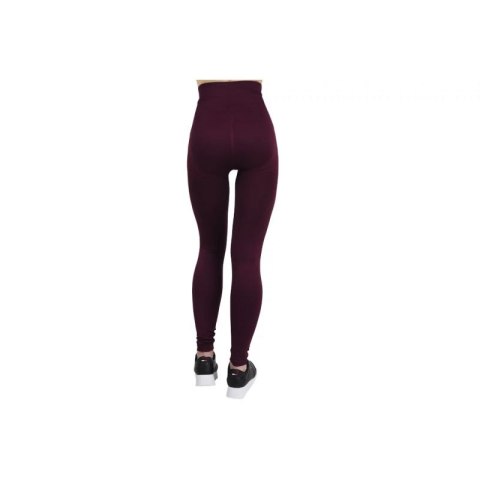 GymHero Push Up Leggings 763-BURGUND Bordowe S GymHero