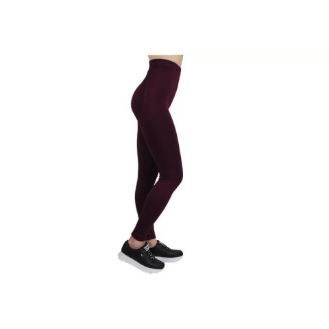GymHero Push Up Leggings 763-BURGUND Bordowe S GymHero