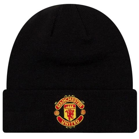 New Era Core Cuff Beanie Manchester United FC Hat 11213215 Czarne One size New Era