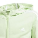 Bluza adidas 3 Stripes Full-Zip Hoodie Jr IS2632 Adidas