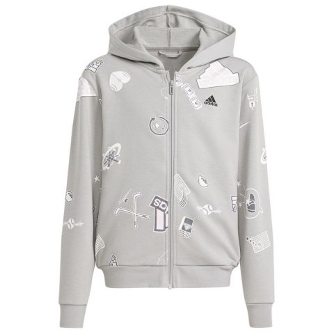 Bluza adidas Biuv Zip Hoodie Jr IS3755 Adidas