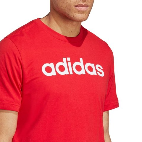 Koszulka adidas Essentials Single Jersey Linear Embroidered Logo M IC9278 Adidas