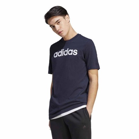 Koszulka adidas Essentials Single Jersey Linear Embroidered Logo Tee M IC9275 Adidas