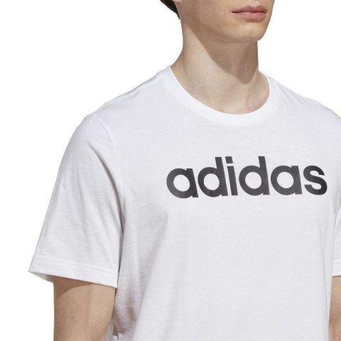 Koszulka adidas Essentials Single Jersey Linear Embroidered Logo Tee M IC9276 Adidas