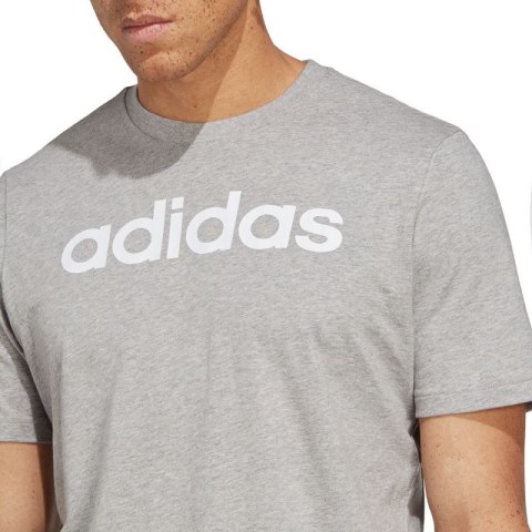 Koszulka adidas Essentials Single Jersey Linear Embroidered Logo Tee M IC9277 Adidas