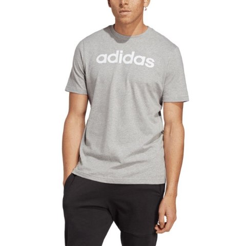 Koszulka adidas Essentials Single Jersey Linear Embroidered Logo Tee M IC9277 Adidas