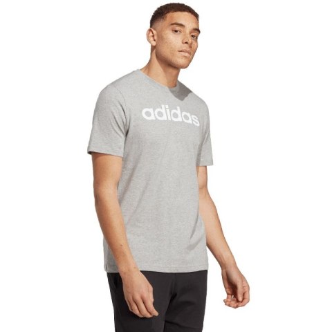 Koszulka adidas Essentials Single Jersey Linear Embroidered Logo Tee M IC9277 Adidas