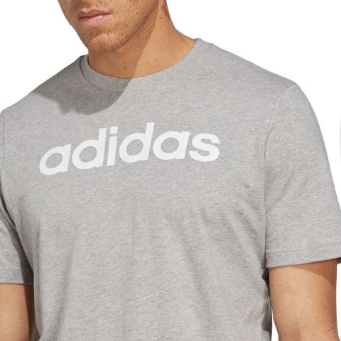 Koszulka adidas Essentials Single Jersey Linear Embroidered Logo Tee M IC9277 Adidas