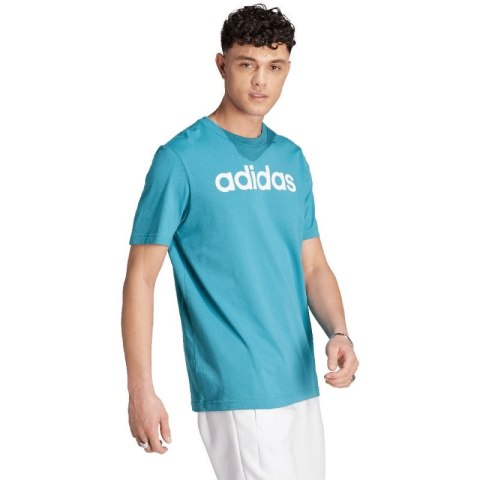 Koszulka adidas Essentials Single Jersey Linear Embroidered Logo Tee M IJ8655 Adidas