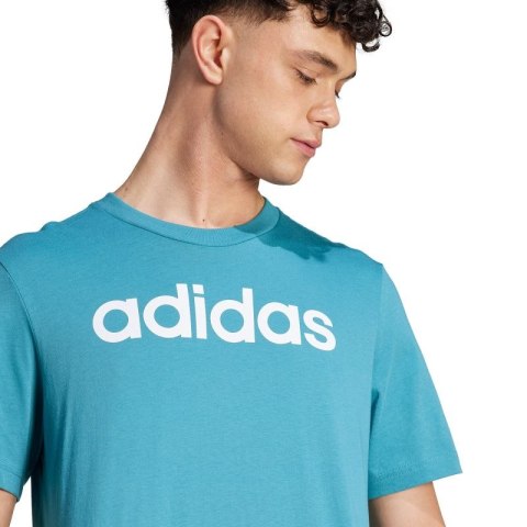 Koszulka adidas Essentials Single Jersey Linear Embroidered Logo Tee M IJ8655 Adidas