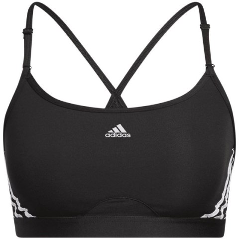 Stanik sportowy adidas Aeroreact Training Light-Support 3-Stripes Bra W HC7862 Adidas
