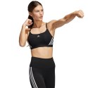 Stanik sportowy adidas Aeroreact Training Light-Support 3-Stripes Bra W HC7862 Adidas
