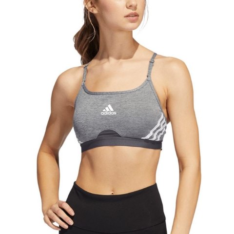 Stanik sportowy adidas Aeroreact Training Light-Support 3-Stripes Bra W HC7870 Adidas