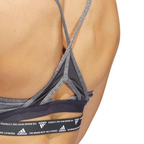 Stanik sportowy adidas Aeroreact Training Light-Support 3-Stripes Bra W HC7870 Adidas