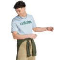 Koszulka adidas Essentials Single Jersey Linear Embroidered Logo Tee M IJ8651 Adidas
