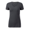 Koszulka Malfini Action V-neck W MLI-70183 light anthracite Malfini