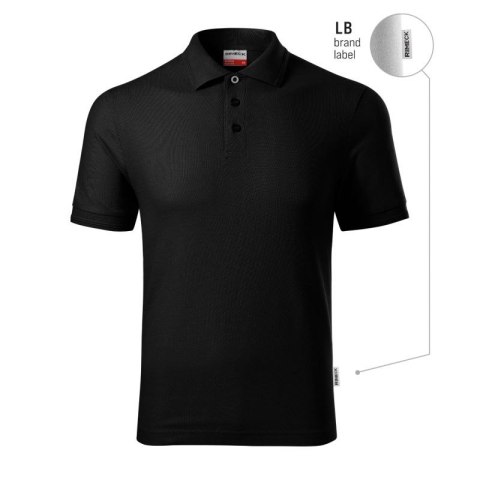 Koszulka polo Malfini Reserve M MLI-R22LB czarny Malfini