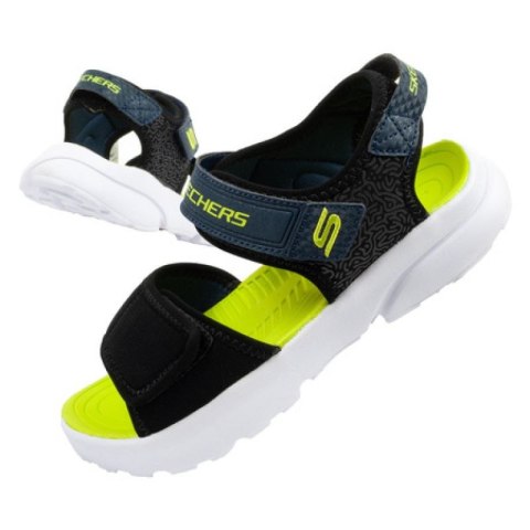 Sandały Skechers Jr 406512L/BKLM Skechers
