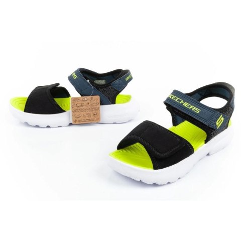 Sandały Skechers Jr 406512L/BKLM Skechers