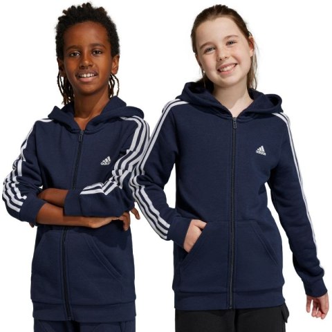 Bluza adidas Essentials 3-Stripes Fleece Full-Zip Hoodie Jr IC0600 Adidas