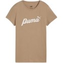 Koszulka damska Puma ESS+Script beżowa 679315 67 Puma