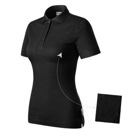 Koszulka polo Malfini Resist Heavy Polo W MLI-R21LB czarny 01 Malfini