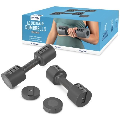 Hantle regulowane 2x 2,5 kg Spokey Multibell SPK-944195 Spokey