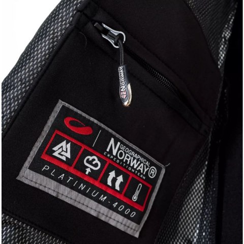 Kurtka Geographical Norway Techno Softshell M WU1060H/GN-BLACK Geographical Norway