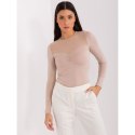Beżowa bluzka basic z siateczką BASIC FEEL GOOD (RV-BZ-9202.10X) Basic Feel Good
