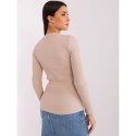 Beżowa bluzka w prążek BASIC FEEL GOOD (RV-BZ-9207.41X) Basic Feel Good