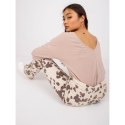 Bluzka-RV-BZ-5890.10-ciemny bezowy (RV-BZ-5890.10) Basic Feel Good