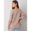 Bluzka-RV-BZ-7362.19-ciemny bezowy (RV-BZ-7362.19) Basic Feel Good