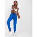 Ciemnoniebieskie dresowe spodnie basic jogger (B-005.56) Basic Feel Good
